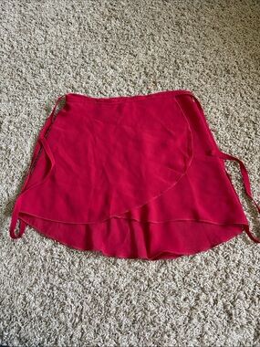 Mirella red ballet skirt